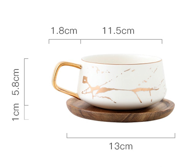 Nordic Marble Coffee Mugs