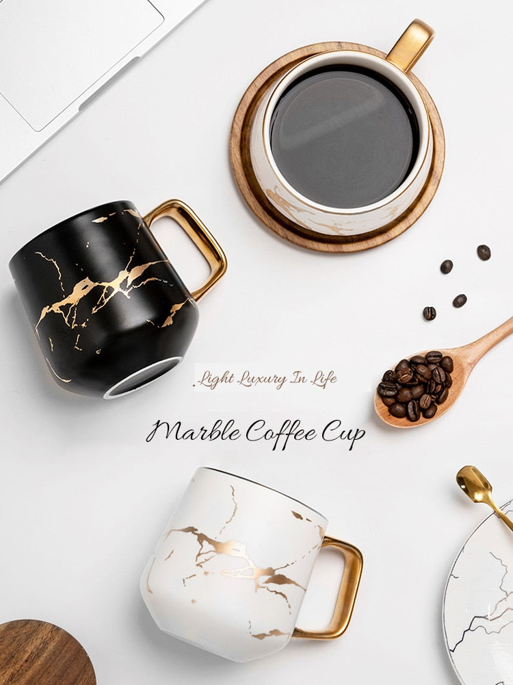 Nordic Marble Coffee Mugs