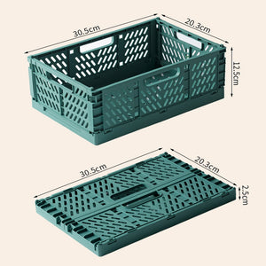 Collapsible Plastic Storage Crate