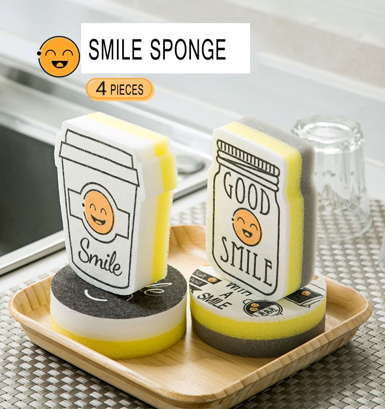 Creative Smiley Face Sponges