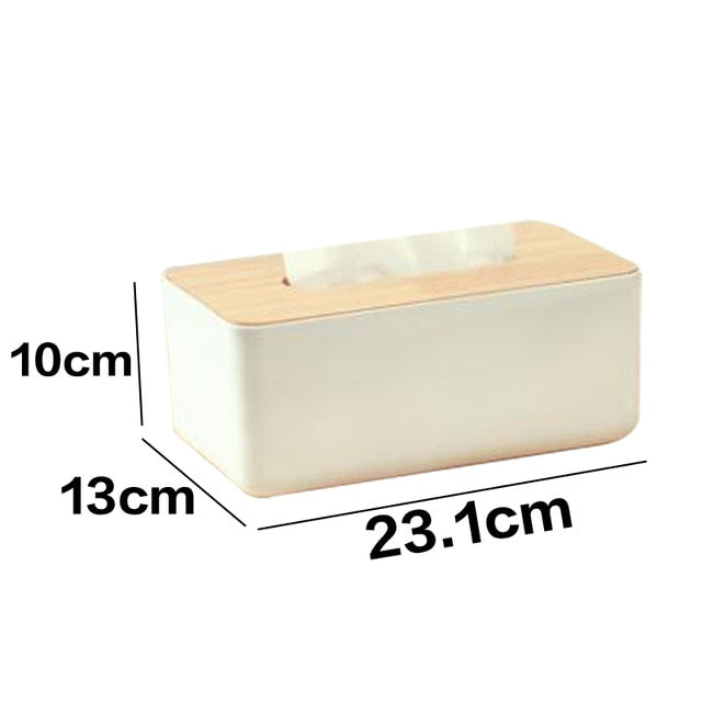 Wooden Plastic Tissue Box