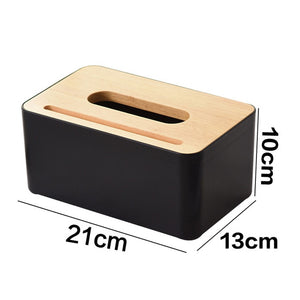 Wooden Plastic Tissue Box