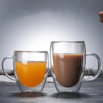 Glass Coffee Tea Cups